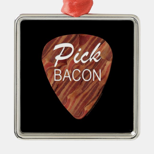 Bacon Pick Metal Tree Decoration (Front)