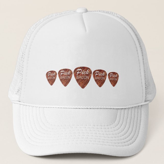 Bacon Pick Trucker Hat (Front)