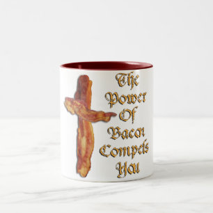 Bacon Power Two-Tone Coffee Mug