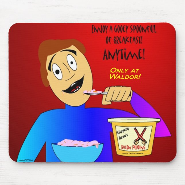 Bacon Pudding Mouse Pad (Front)