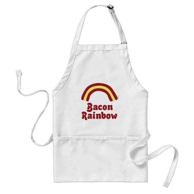 Bacon Rainbow Standard Apron (Front)