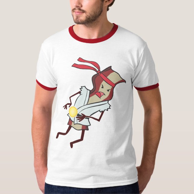 Bacon Ringer T-Shirt (Front)