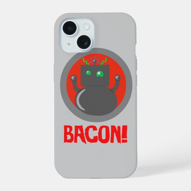 Bacon Robot iPhone Case (Back)