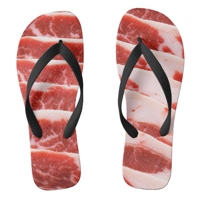 bacon shoes flip flops (Footbed)