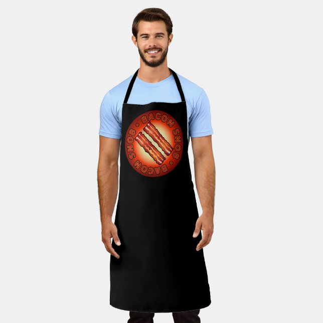 Bacon Snob Business Apron black (Worn)