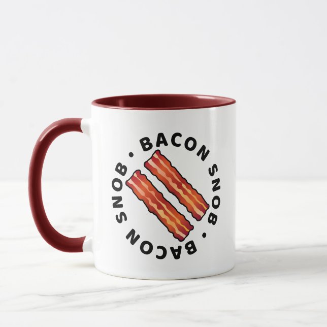Bacon Snob Mug (Left)