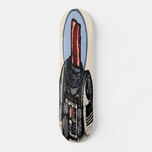 "Bacon Space Man" Skateboard Deck (Front)