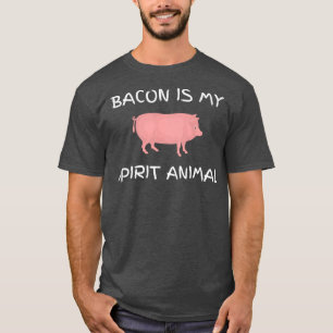 Bacon Spirit Animal Bacon Pork Food Pig Lover Food T-Shirt