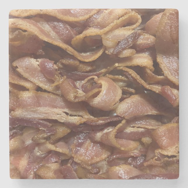 Bacon Stone Coaster (Front)