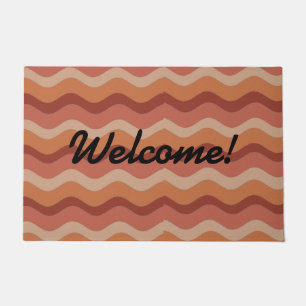 Bacon Strip Novelty Breakfast Diner Welcome Mat