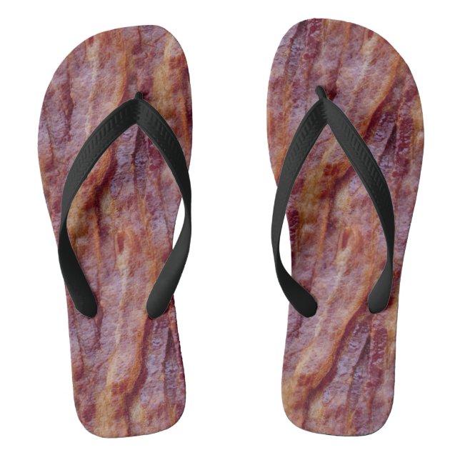 Bacon Strips Flip Flops (Footbed)