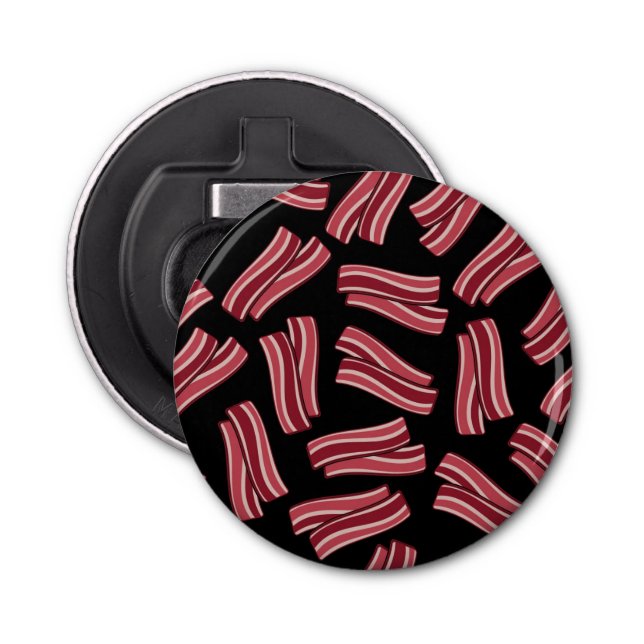 Bacon Strips Pattern Bottle Opener (Front)