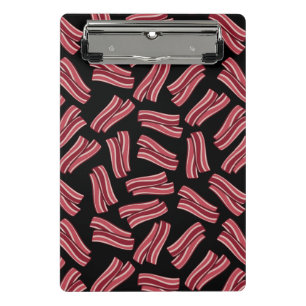 Bacon Strips Pattern Mini Clipboard
