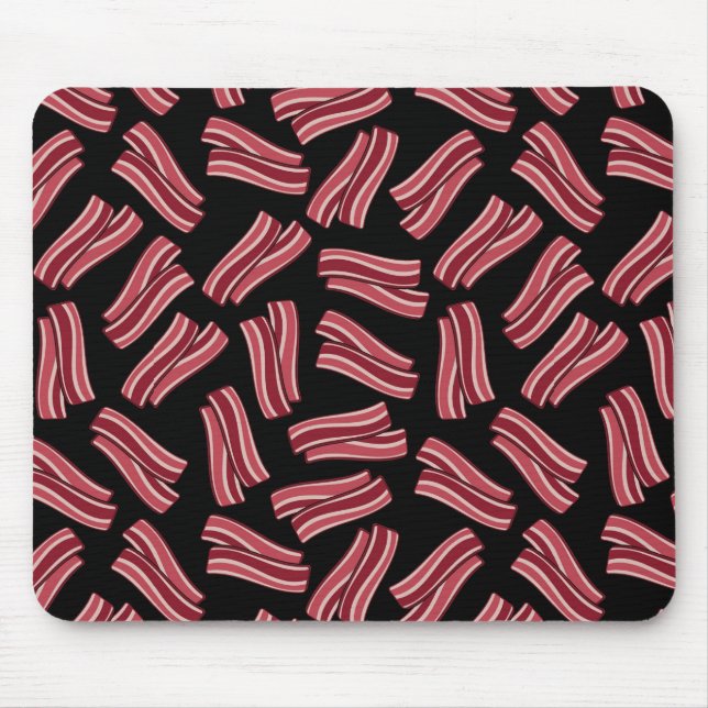 Bacon Strips Pattern Mouse Mat (Front)