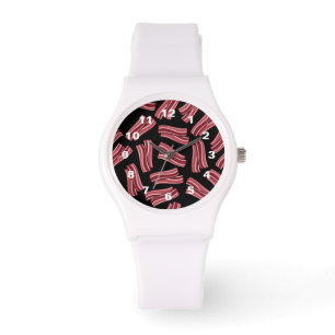 Bacon Strips Pattern Watch