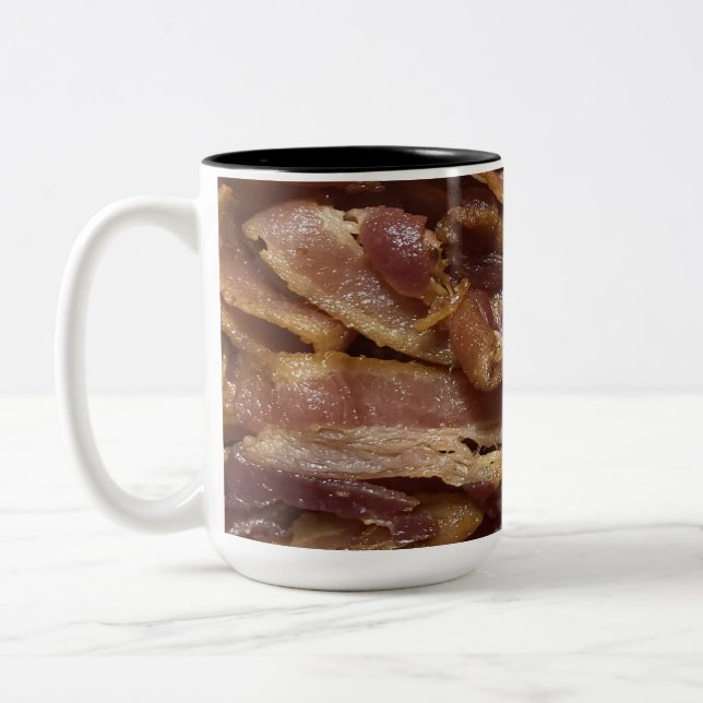 Bacon Two-Tone Coffee Mug (Left)