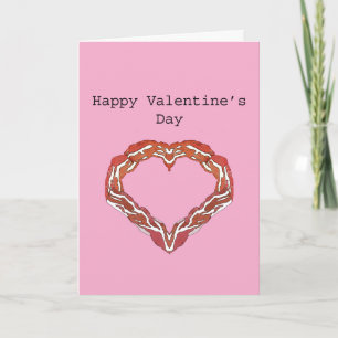 Bacon Valentine's Day Card