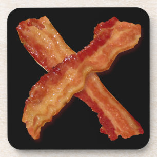 Bacon X O X LOVE Coaster