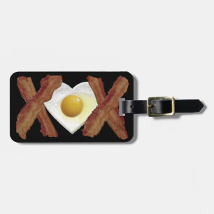 Bacon X O X LOVE Luggage Tag
