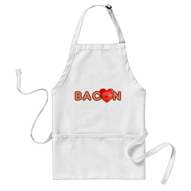Bacon X O X LOVE Standard Apron (Front)