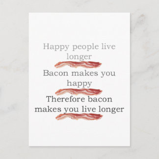 baconlogicwithbacon postcard