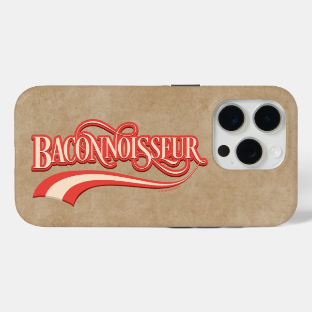 Baconnoisseur (bacon lover) Case-Mate iPhone case (Back (Horizontal))