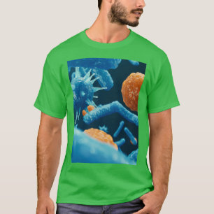 BACTERIA E COLI CLOSE Microscope Photo ImageMicrob T-Shirt