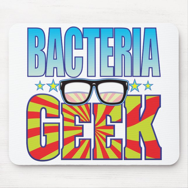 Bacteria Geek v4 Mouse Mat (Front)