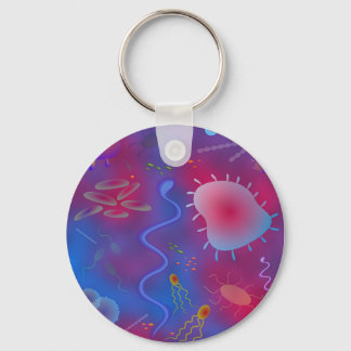 Bacteria Key Ring