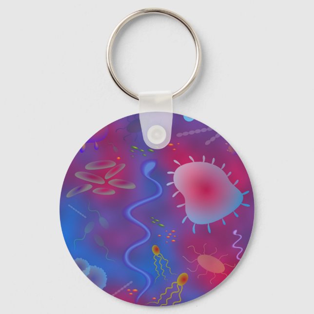 Bacteria Key Ring (Front)