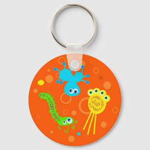 Bacteria Key Ring