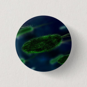 Bacteria Microbes 3 Cm Round Badge