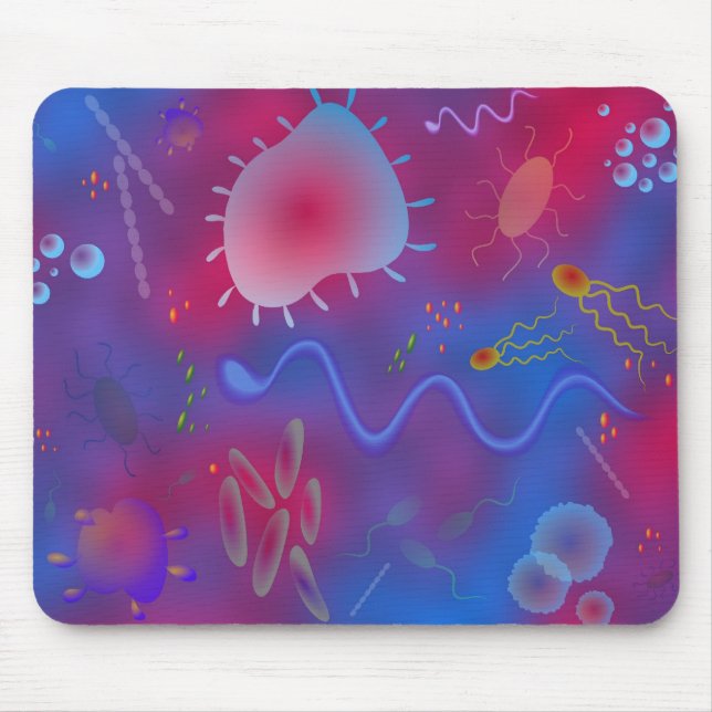 Bacteria Mouse Mat (Front)