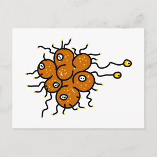 Bacteria Postcard