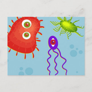 Bacteria Postcard