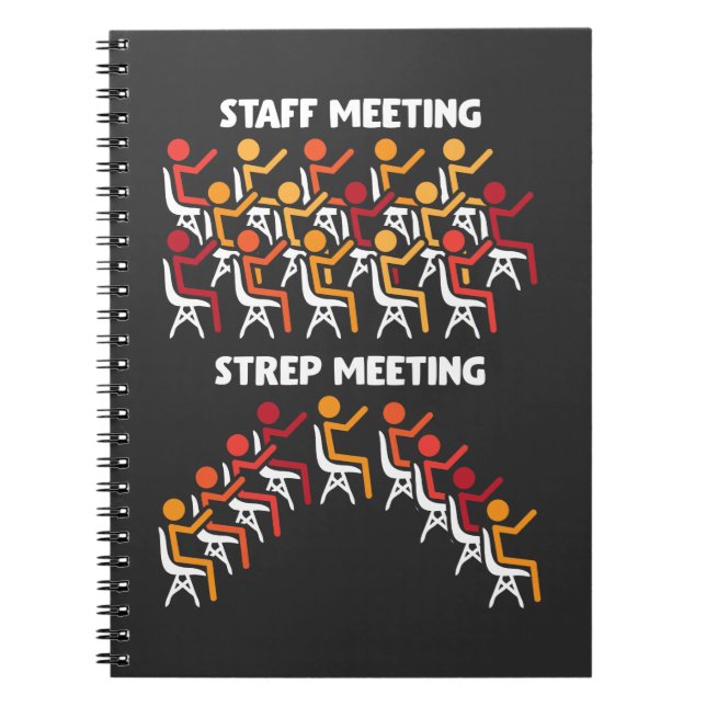 Bacteria Science Strep Meeting Microbiology Notebook (Front)