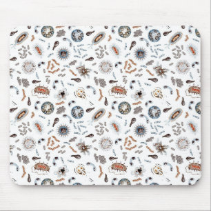 Bacteria & Virus Pattern Mouse Mat