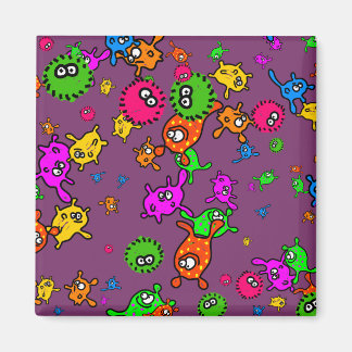 Bacteria Wallpaper Magnet