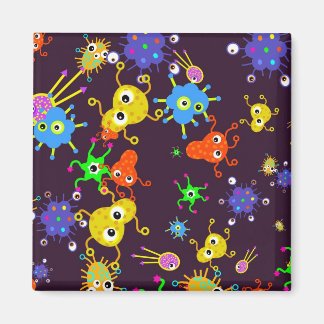 Bacteria Wallpaper Magnet