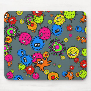 Bacteria Wallpaper Mouse Mat