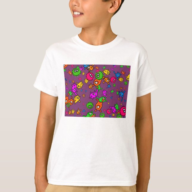 Bacteria Wallpaper T-Shirt (Front)