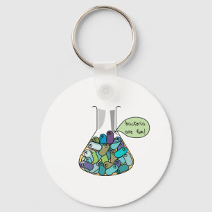 Bacterial Culture Key Ring