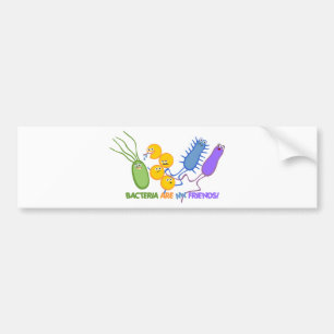 Bacterial Friends Bumper Sticker