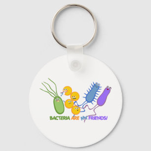 Bacterial Friends Key Ring