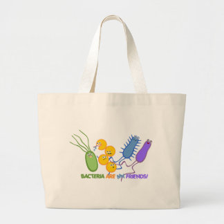 Bacterial Friends Large Tote Bag
