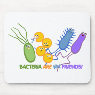 Bacterial Friends Mouse Mat