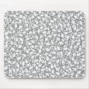 Bacterias drawing black and white pattern mouse mat