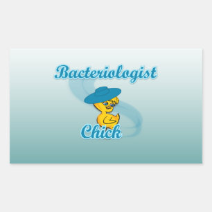 Bacteriologist Chick #3 Rectangular Sticker