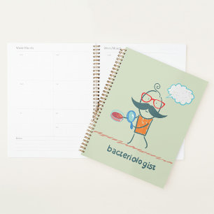 Bacteriologist Scientist Spiral Planner