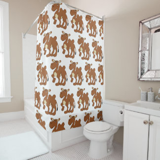 Bactrian Camel Design Shower Curtain